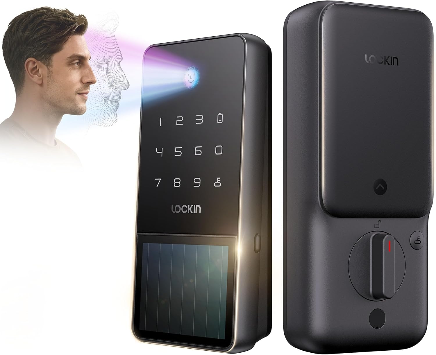 Venoris Solar Face facial-recognition smart lock