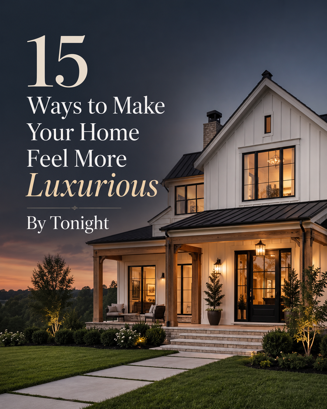 Ways to elevate your home tonight